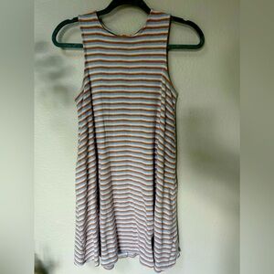 American Eagle striped ribbed dress
